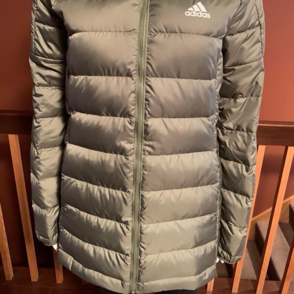 Adidas Essentials Light Down Hooded Parka - Picture 6 of 15